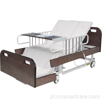 Cama de hospital elétrico ajustável para idosos